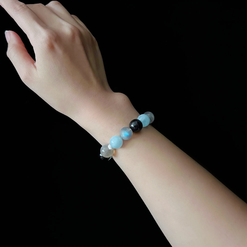 No. 3 Five Elements Crystal Bracelet - Water，Need to replenish water element