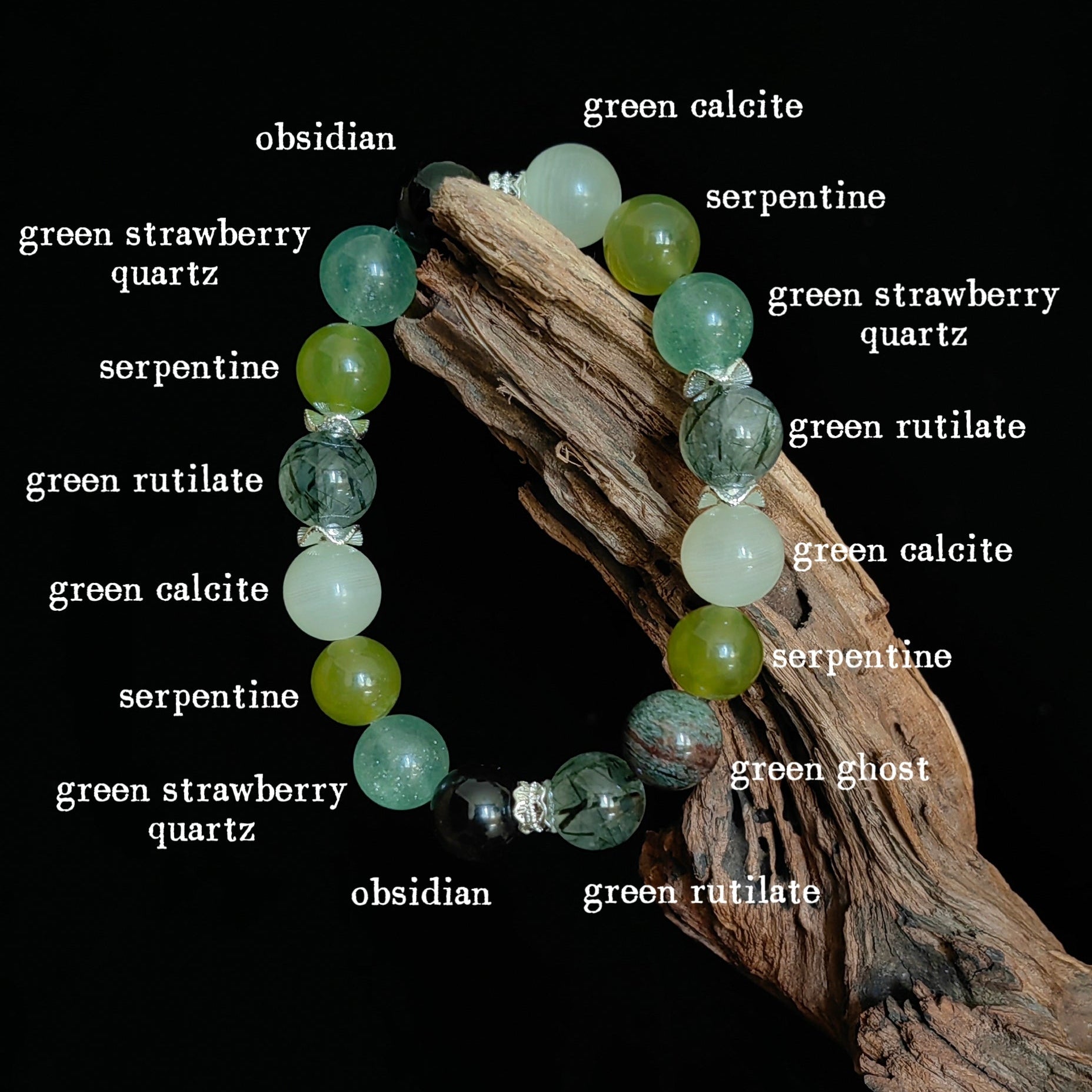 No. 2 Five Elements Crystal Bracelet - Wood，Need to replenish wood element