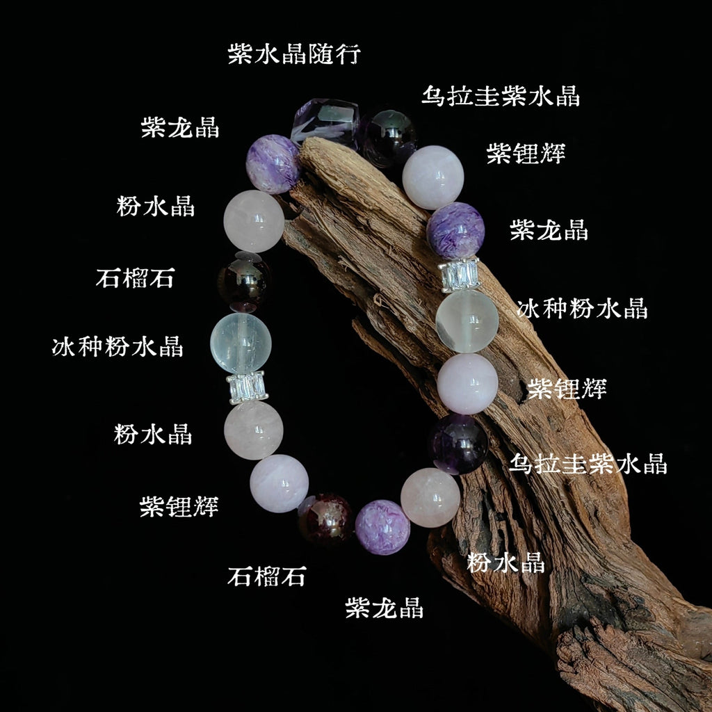 No. 4 Five Elements Crystal Bracelet - Fire，Need to replenish fire element