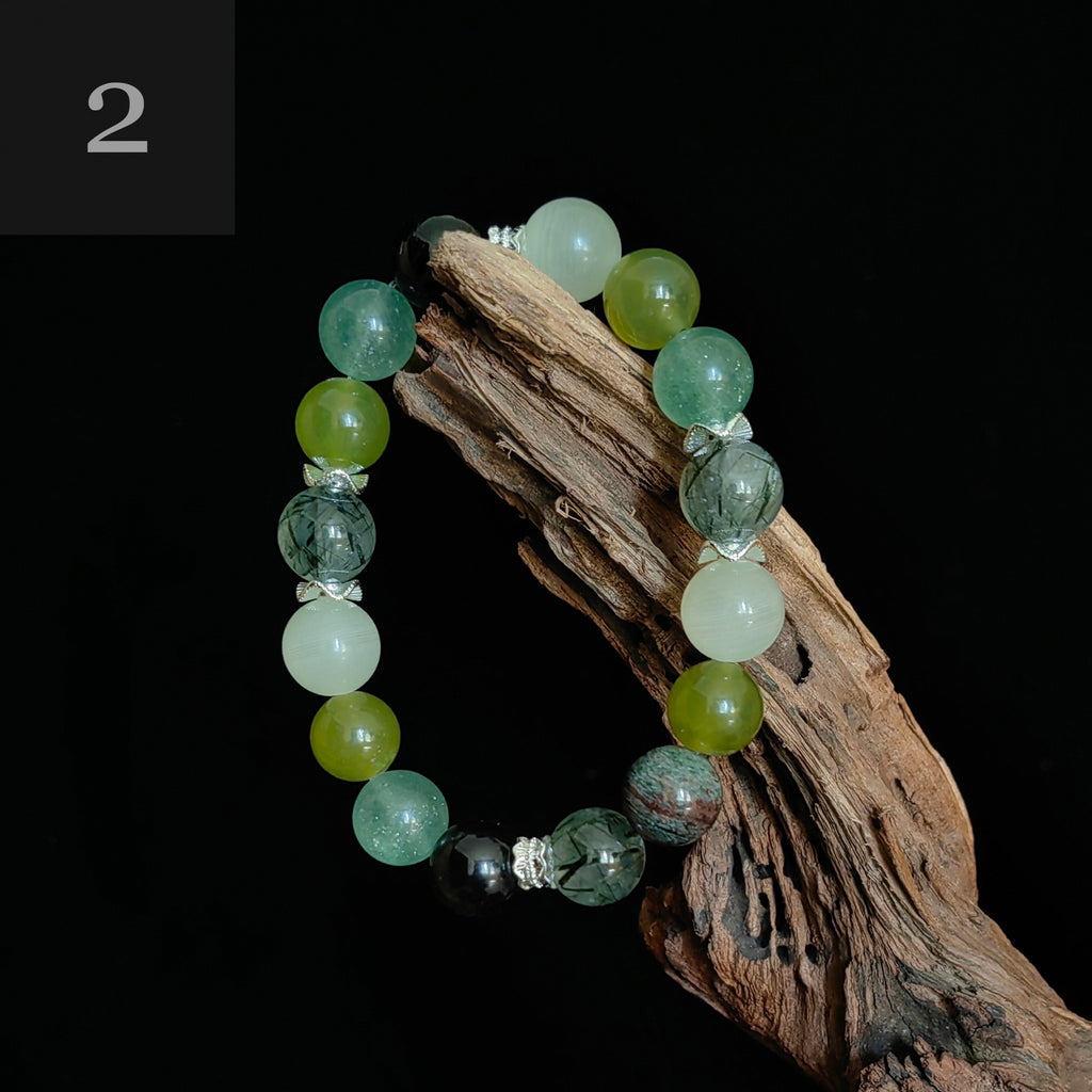 No. 2 Five Elements Crystal Bracelet - Wood，Need to replenish wood element