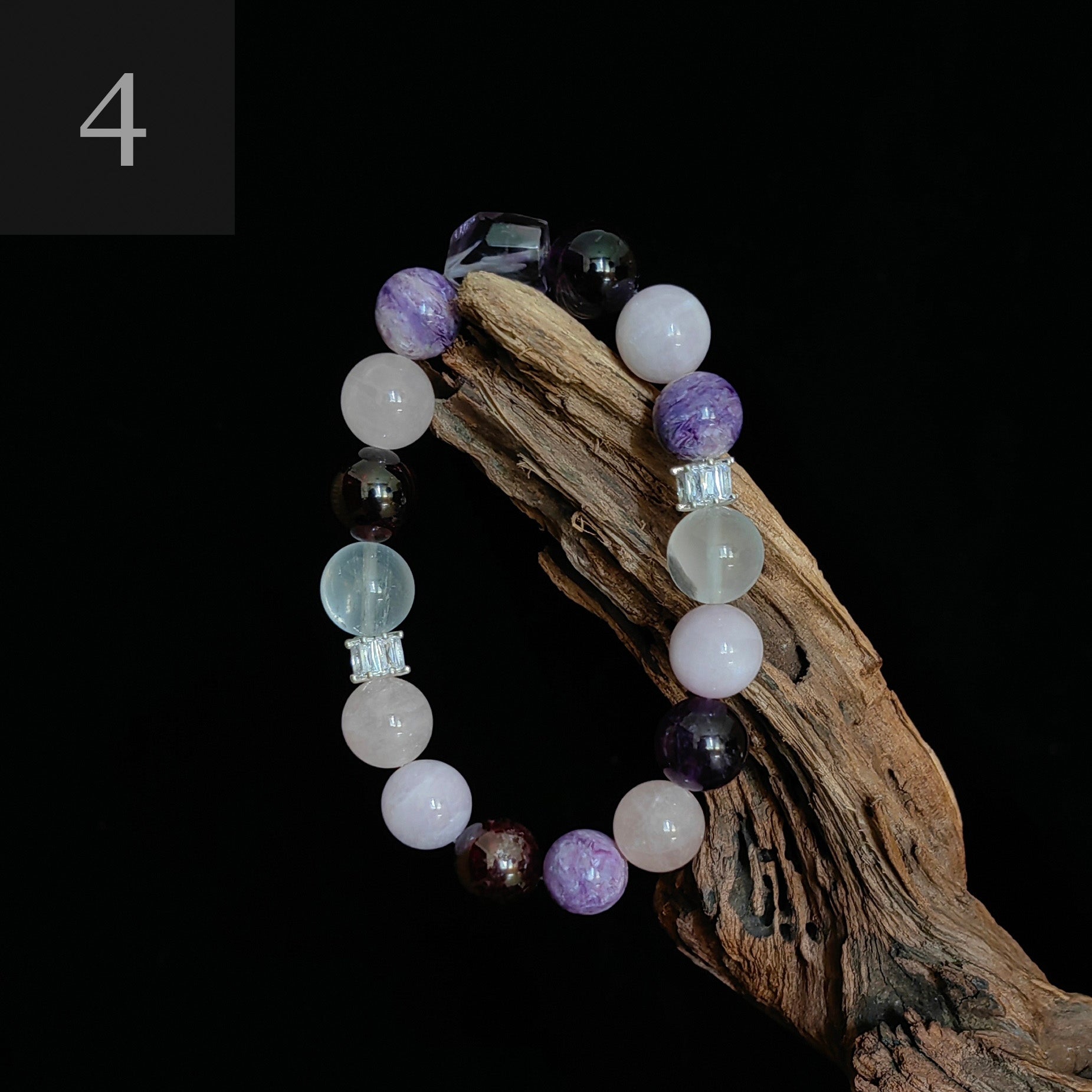 No. 4 Five Elements Crystal Bracelet - Fire，Need to replenish fire element