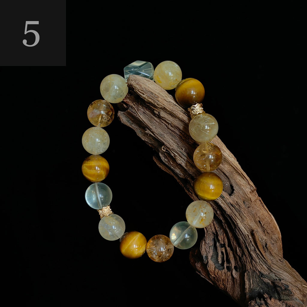 No. 5 Five Elements Crystal Bracelet - Earth，Need to replenish earth element