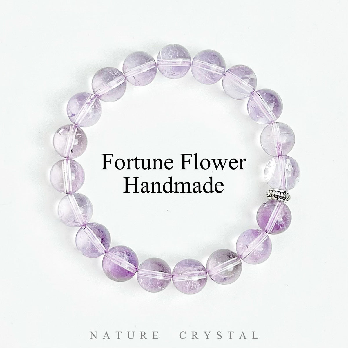 Amethyst Bracelet, Aligns with Third Eye Chakra, Gentle Radiance, Purple Dreaminess, Heals Anxiety, Enhances Living in the Present, Original Crystal Design Bracelet, Exudes Premium Vibe