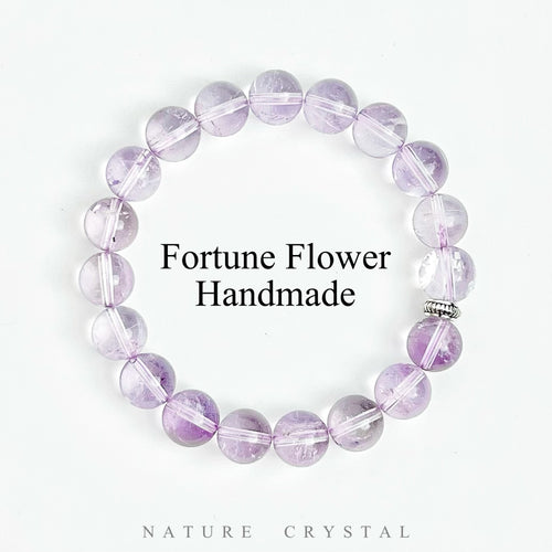 Amethyst Bracelet, Aligns with Third Eye Chakra, Gentle Radiance, Purple Dreaminess, Heals Anxiety, Enhances Living in the Present, Original Crystal Design Bracelet, Exudes Premium Vibe